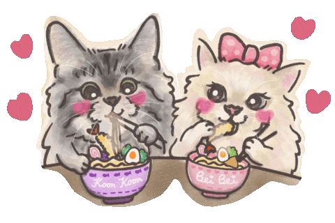Noodle 猫 Sticker