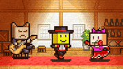 8Bit Flamenco GIF