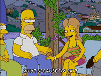 Touching Season 17 GIF by The Simpsons