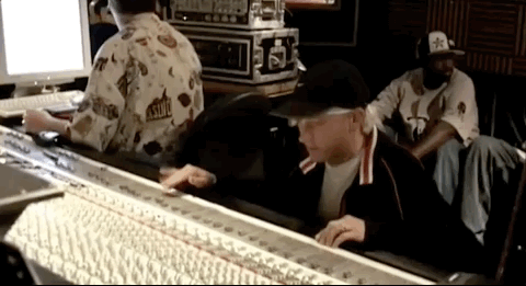 sing for the moment mixing board GIF
