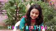AshiSinghofficial happy birthday eating wish feeding GIF