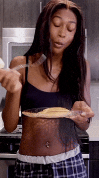 Bravo Tv Eating GIF by XOXO Virgin Hair