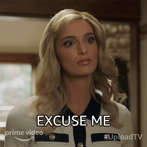 Excuse Me Reaction GIF by Amazon Prime Video