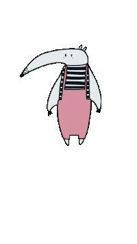 vonhandmitherz anteater picapauyan vonhandmitherz Sticker