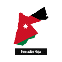 Flag Jordan Sticker by Formación Ninja
