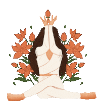 Flower Grow Sticker