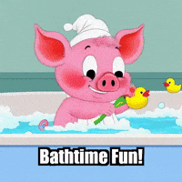 Relax Bath GIF by The Pigasso