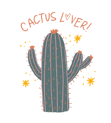 cactus love Sticker by Tuz