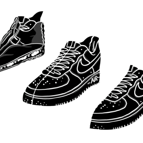 Air Force 1 Nike Sticker by Outfitgrid