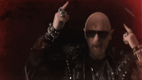 look up judas priest GIF by Columbia Records UK