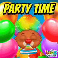 Dance Party Dancing GIF by Lucas and Friends by RV AppStudios
