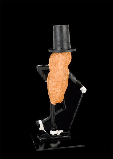display peanut GIF