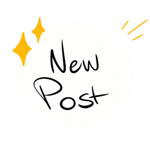 New Post Nieuw Sticker