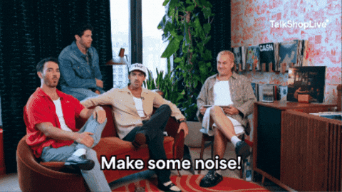 Nick Jonas Applause GIF by TalkShopLive