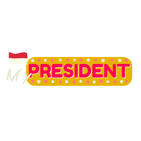 indonesia president Sticker by Dita W. Yolashasanti