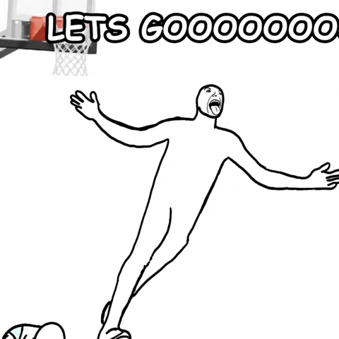 Lets Go Basketball GIF