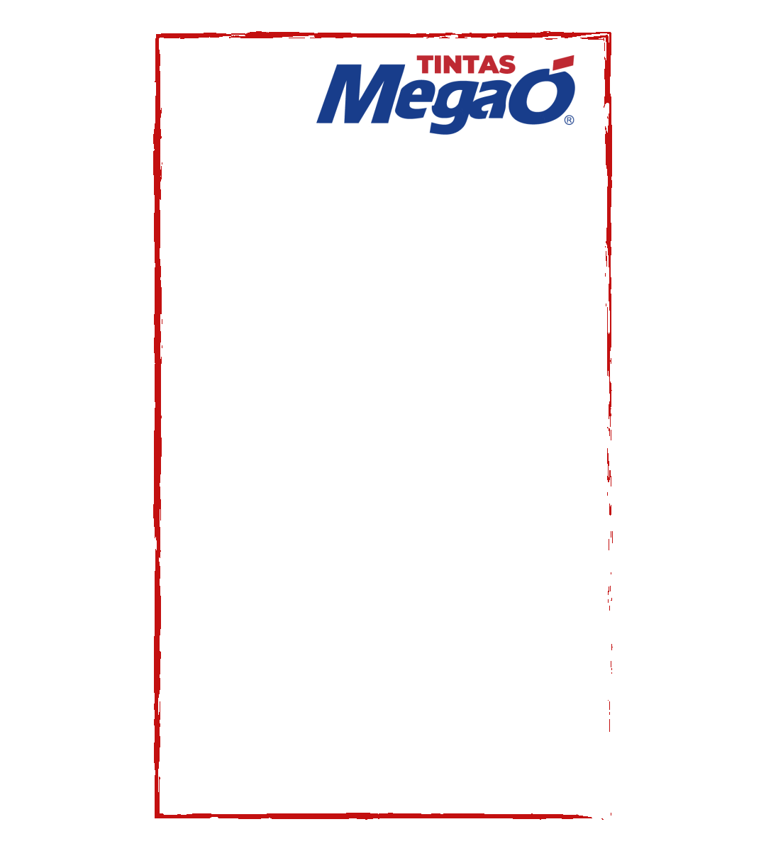 Moldura Sticker by Tintas MegaÓ