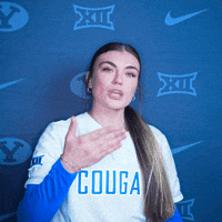 Kiss GIF by BYU Cougars