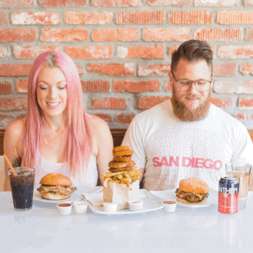 let's eat pink hair GIF