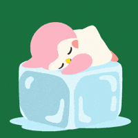 Relaxing Ice Cube GIF by Finch Care