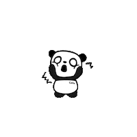 Cartoon Wow Sticker by The Cheeky Panda