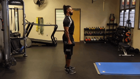 abbiwilt giphygifmaker exercise ymca dumbbell GIF