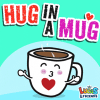 Good Morning Hug GIF by Lucas and Friends by RV AppStudios