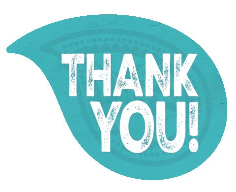 Thanks Love Sticker by Florentin Organic Kitchen