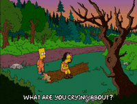 sad bart simpson GIF