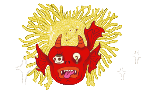 Dinosaur_Fairy giphyupload coffee sun morning Sticker