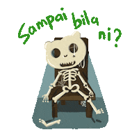 Tiger Waiting Sticker