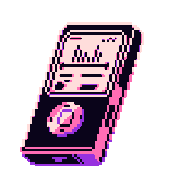 reedloto pixelart pink purple 8bit Sticker