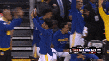 high five golden state warriors GIF by NBA
