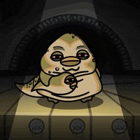 digitalducks stabby quacks digital ducks duck with knife GIF
