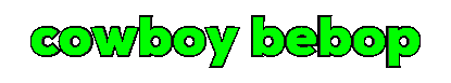 Cowboy Bebop Sticker by Alissandra