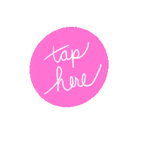 Tap Here Hot Pink Sticker by Sunshine & Bo