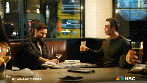 Season 25 Cheers GIF by Law & Order