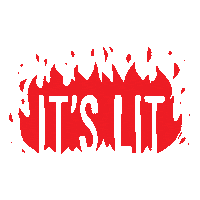 Its Lit Sticker by Aeropostale