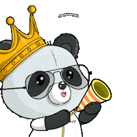 Happy Party Sticker by PandaPals