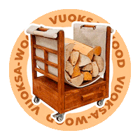 vuoksahome vuoksawood vuoksa wood vuoksa Sticker