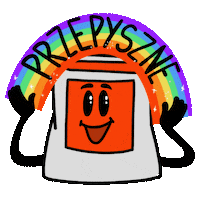 kol-pol wow pyszne jedzenie mniam Sticker