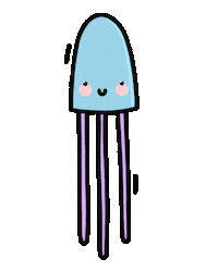 Ocean Fish Sticker by Raf Sinopoli