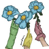 Flower Gift Sticker
