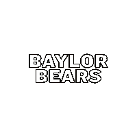 Baylor Bears Baseball Sticker by Baylor Athletics