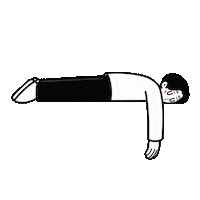 Sleepy Fall Sticker by kurrrtwu