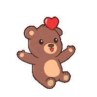 Happy Love You Sticker by BEARISH