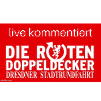 DieRotenDoppeldeckerDresden dresden drd stadtrundfahrt stadtrundfahrt dresden Sticker