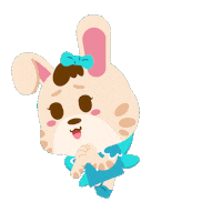 Rabbit Hope Sticker by Accurate Indonesia