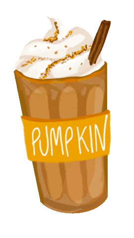 Pumpkin Spice Latte Fall Sticker