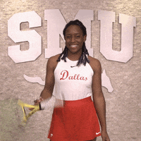 Ponyup Womenstennis GIF by SMU Mustangs